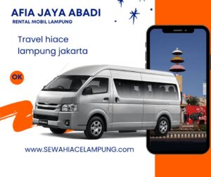 Travel hiace lampung Tangerang Paket Supir dan BBM