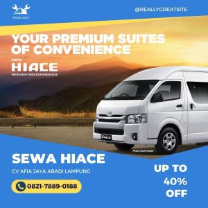 Sewa Hiace Jakarta Murah Bisa Lepas Kunci, Dalam dan Luar Kota