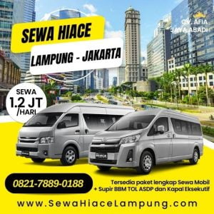 Sewa Hiace Lampung Jakarta CV AFIA Jaya Abadi
