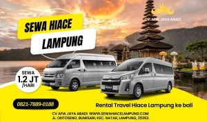 Travel Hiace Lampung ke Bali Paket Wisata Keluarga 082178890188