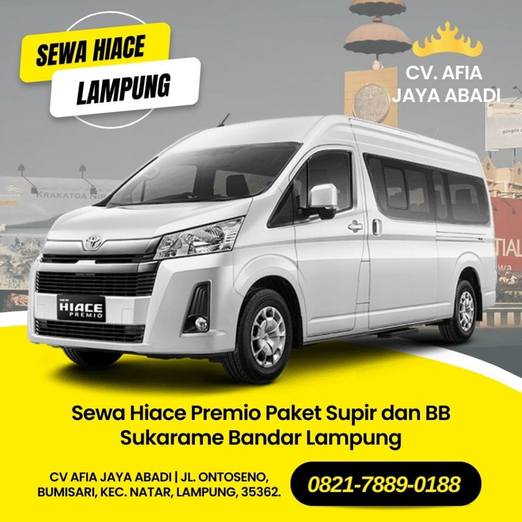 Sewa Hiace Premio Sukarame Bandar Lampung