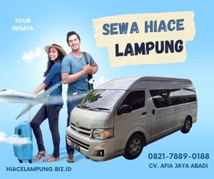 Sewa Hiace Bandar Lampung Paket supir dan BBM 082178890188