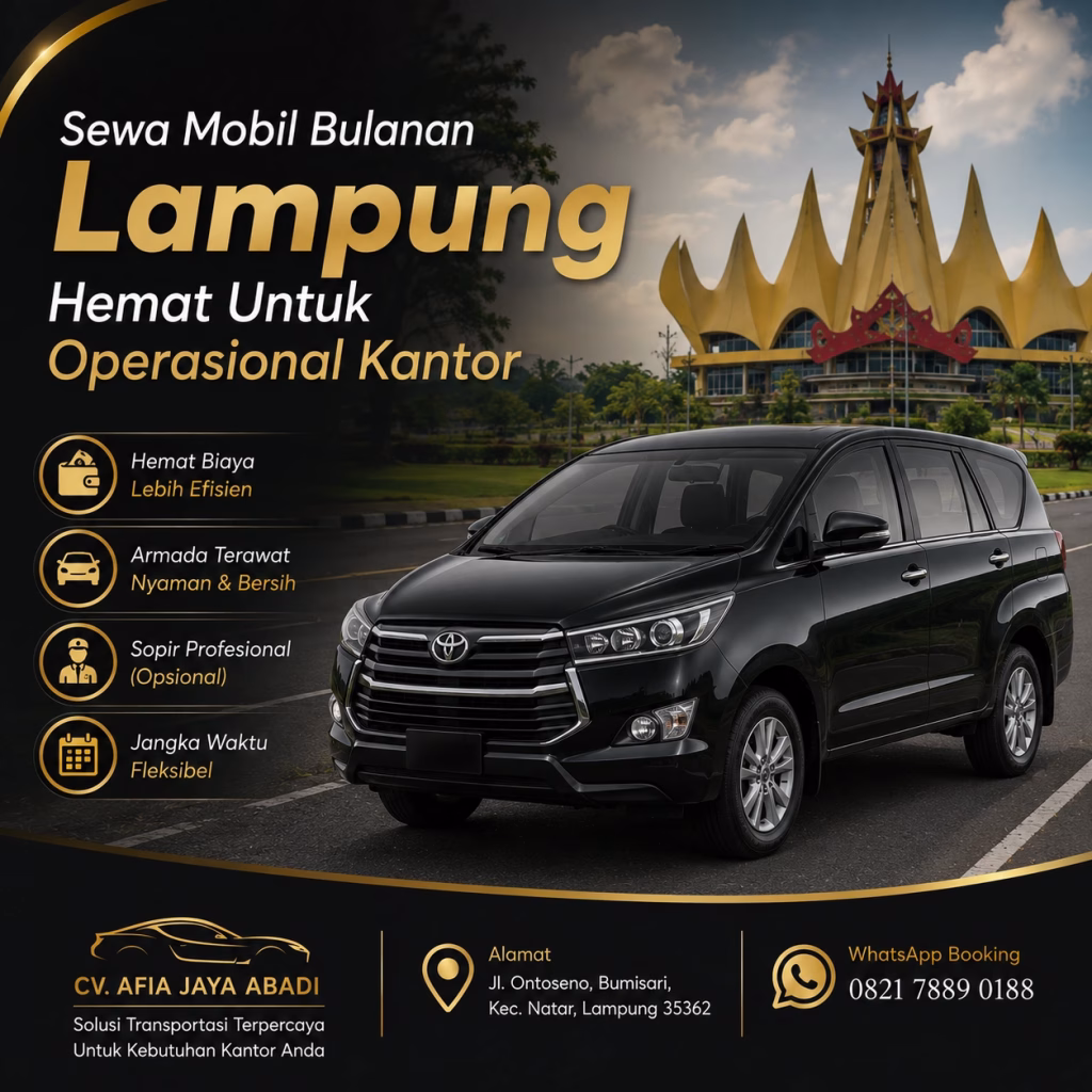 Sewa Mobil Lampung Ke Bandung Nyaman Untuk Perjalanan Jarak Jauh