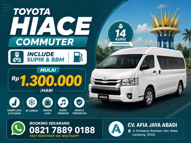 Sewa Hiace Lampung Commuter Lampung